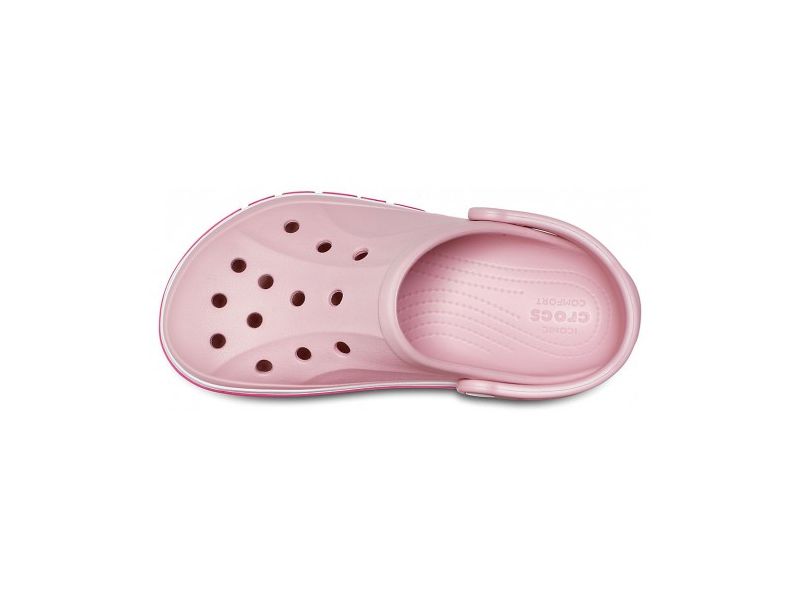 Сабо Crocs Bayaband розовые Pearl — вид сверху, оригинальные женские