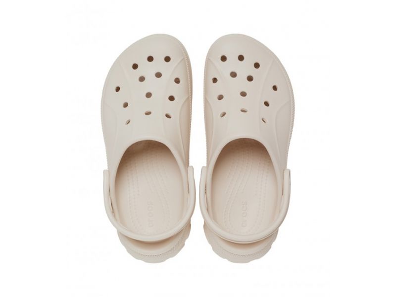 Crocs Bella Clog Bone — вид сверху, дизайн платформы и комфорт, оригинал