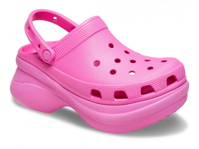 Сабо Crocs Bae Electric Pink — фронтальный вид