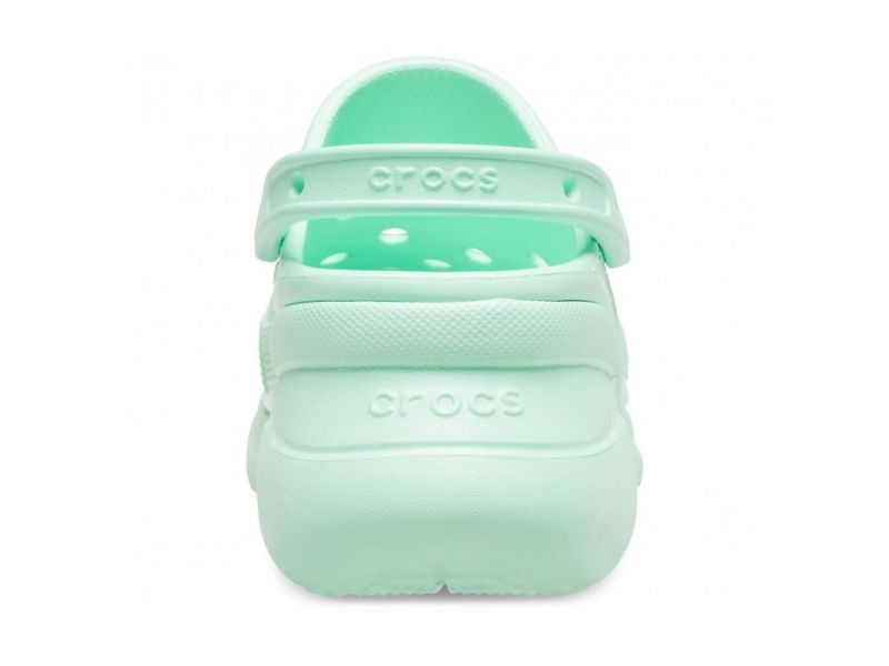 Crocs Bae Neo Mint с ремешком — задняя часть