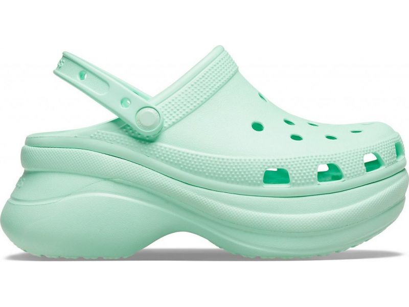 Женские кроксы Crocs Classic Bae Neo Mint — вид сбоку