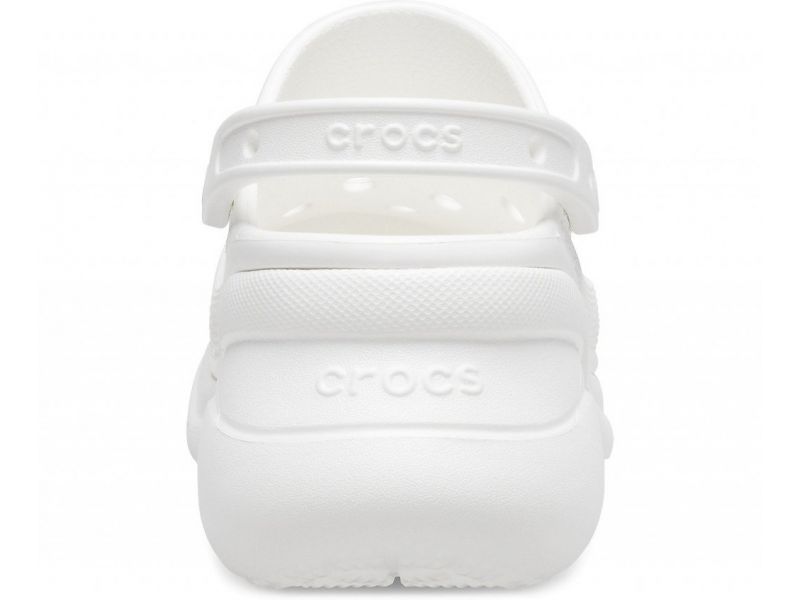 Кроксы Crocs Bae белого цвета — задняя часть