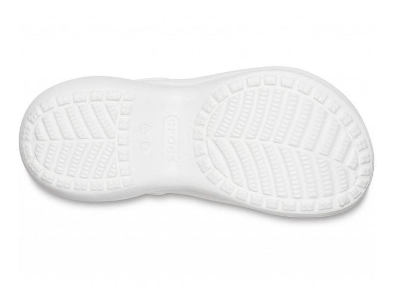 Подошва платформенных кроксов Crocs White