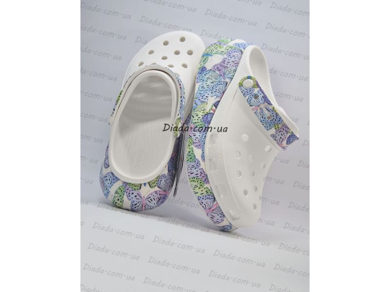 Задня частина платформи Crocs Crush Butterfly, детальний план