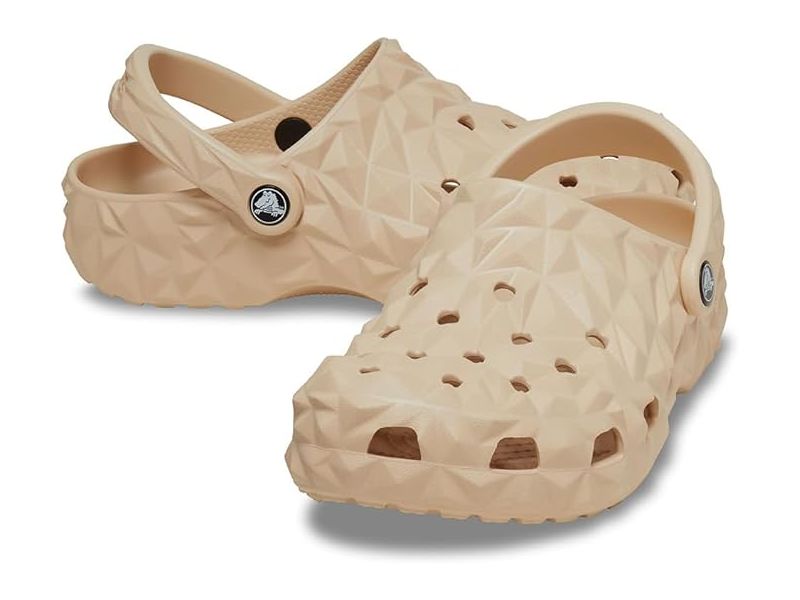 Крокси Crocs Geometric Bone — унісекс модель з геометричною текстурою