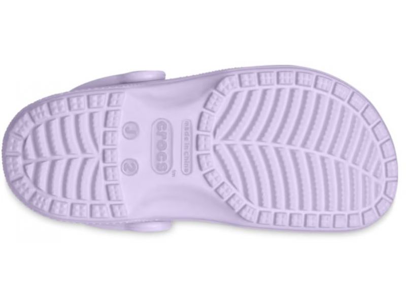 Crocs Classic Kids Clog Lavander — підошва дитячих сабо