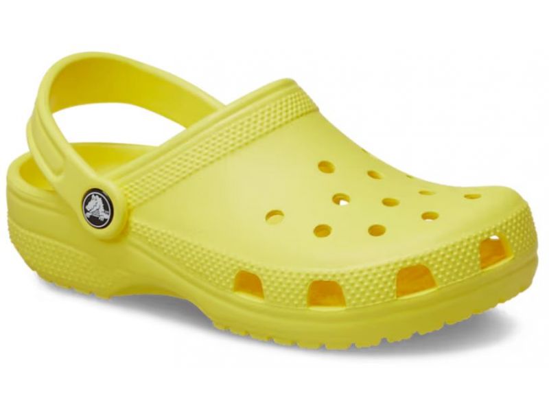 Crocs Classic Kids Clog Lemon — передня частина сабо