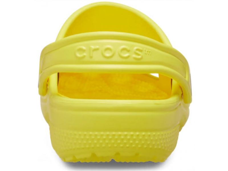Crocs Classic Kids Clog Lemon — задня частина сабо