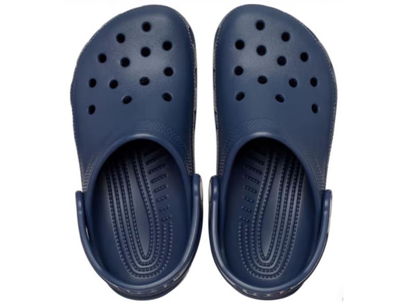 Crocs Classic Kids Clog Navy – кроксы детские тёмно-синие сабо (арт. 204536) – оригинал, фото 1
