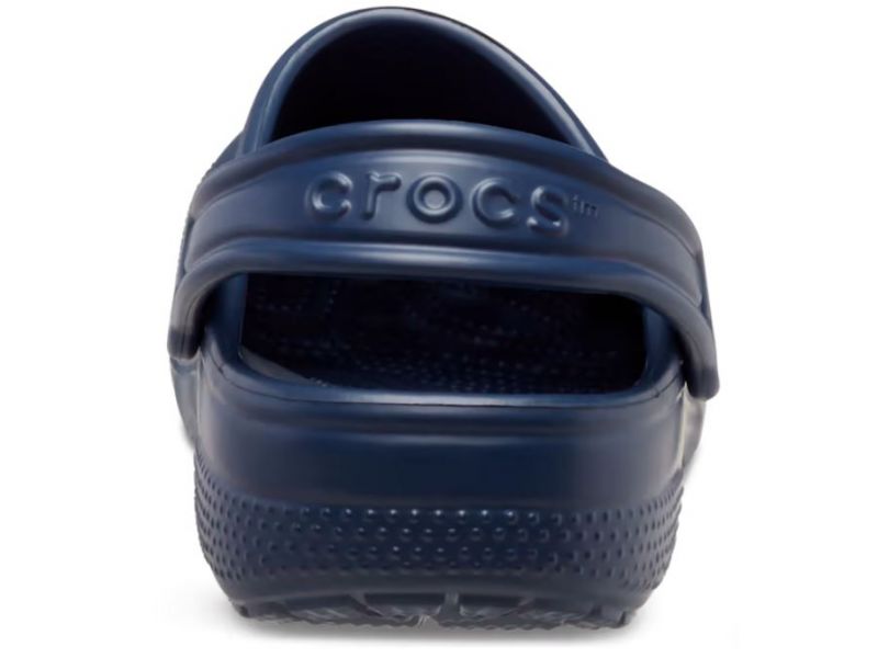 Crocs Classic Kids Clog Navy — задня частина сабоCrocs Classic Kids Clog Navy — вигляд зверху