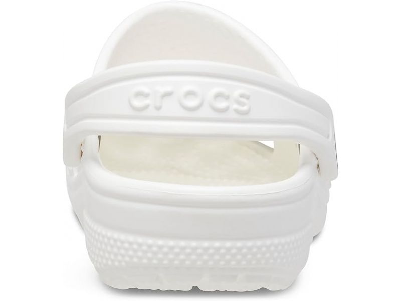 Crocs Classic Kids Clog White — задня частина сабо