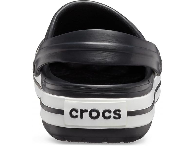 Сабо Crocs Crocband черного цвета сзади