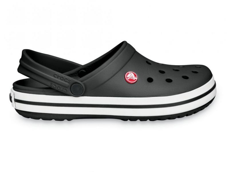 Черные сабо Crocs Crocband Black сбоку