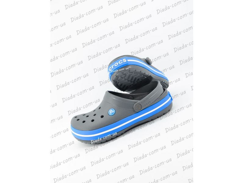 Crocs Crocband Charcoal Ocean на фоне Diada в жывую