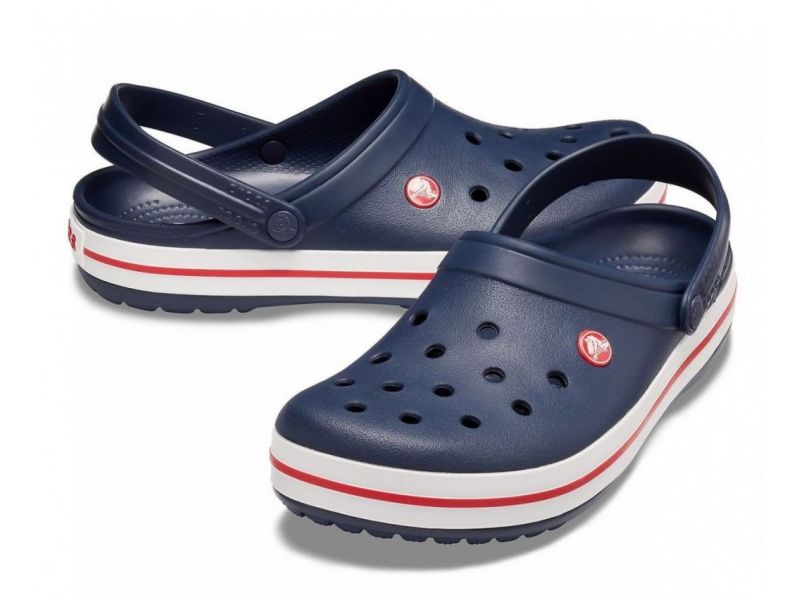 Пара темно-синих сабо Crocs Crocband — унисекс, оригинал