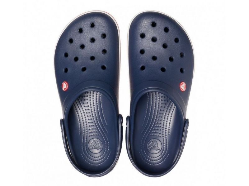 Классические сабо Crocs Crocband Navy сверху — оригинал унисекс