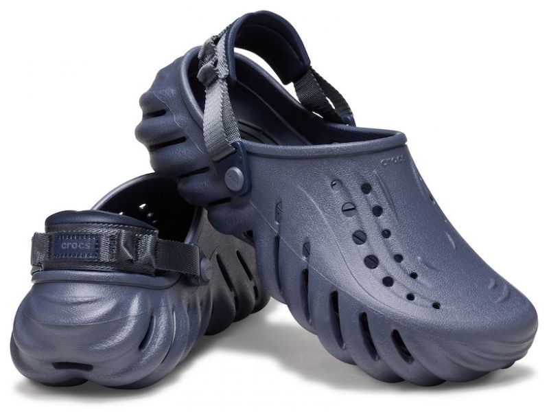Пара сабо Crocs Echo Storm — оригинальные синие кроксы, унисекс