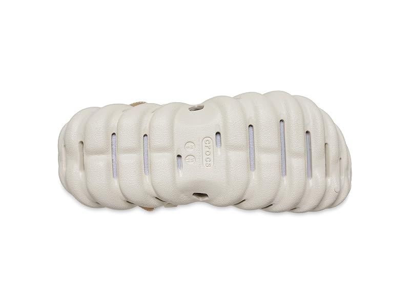 Подошва Crocs Echo Stucco — оригинальные сабо бежевого цвета