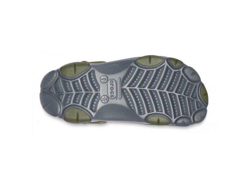 Подошва Crocs Grey/Multi — сцепление и комфорт для активного хождения, оригинал