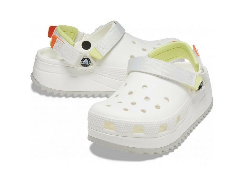 Пара Crocs Hiker™ Clog — белые кроксы для мужчин и женщин, унисекс