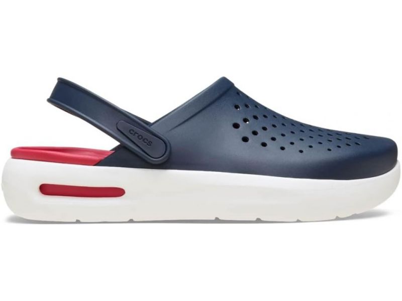 Crocs InMotion Navy LiteRide — боковий ракурс, легкі й стильні