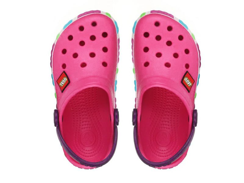 Crocs LEGO Fuchsia сверху