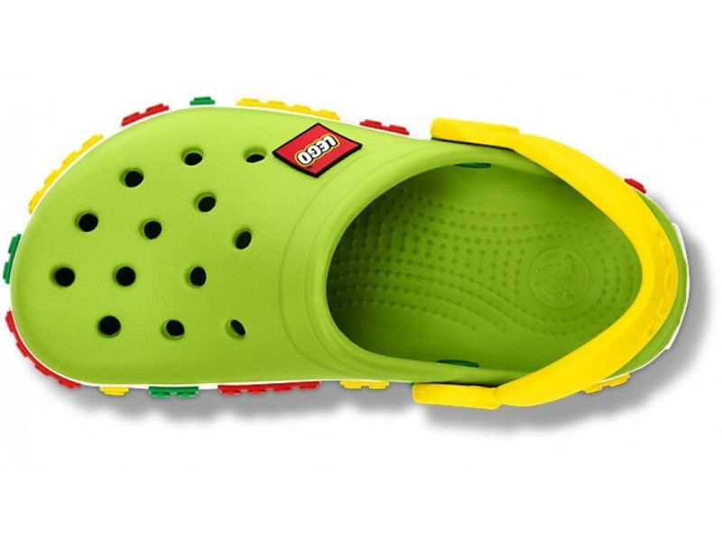Детские Crocs LEGO Green сверху