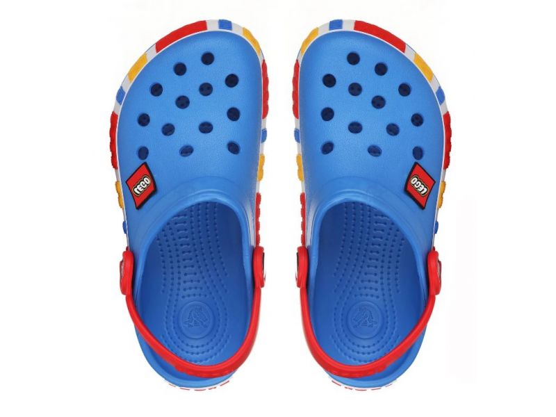 Верхняя часть Crocs LEGO с лего-деталями
