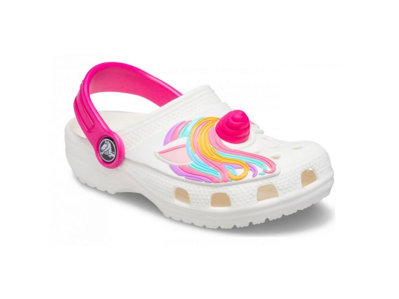 Crocs Fun Lab Classic IAM Unicorn Clog — передня частина сабо з єдинорогом