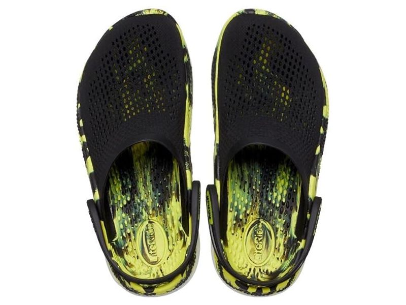 Задня частина і верх сабо Crocs LiteRide 360 Black Citrus