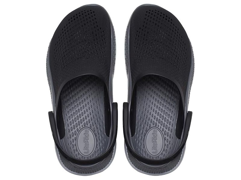 Верх і задня частина сабо Crocs LiteRide 360 чорний з сірим