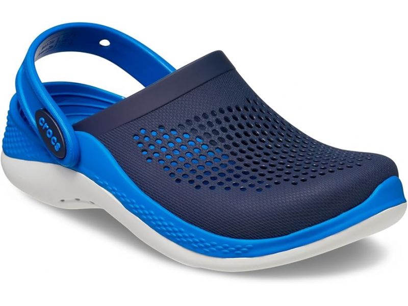 Crocs LiteRide 360 Kids Navy Cobalt — передня частина сабо