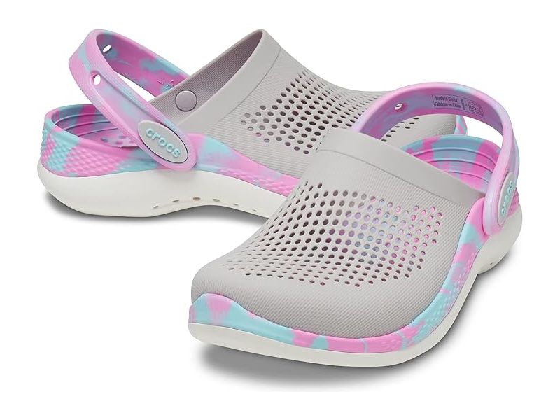 Crocs LiteRide 360 Kids Pearl Multi — передня частина сабо