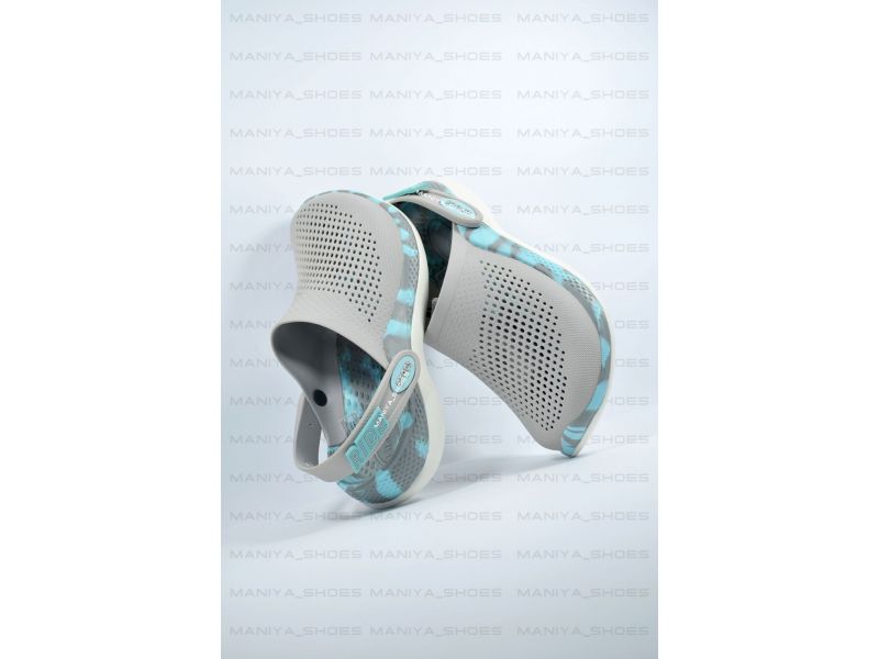 Crocs LiteRide 360 Pearl White Multi з брендовим фоном Diada, живі фото