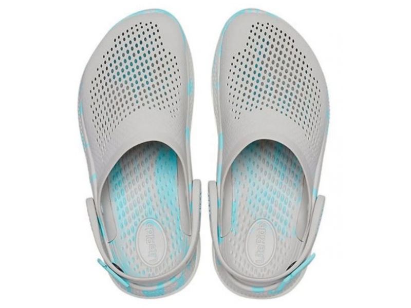 Верх і задня частина сабо Crocs LiteRide 360 Pearl White Multi