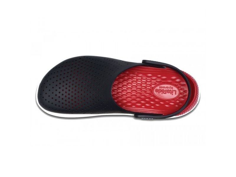 Верх сабо Crocs LiteRide чёрные