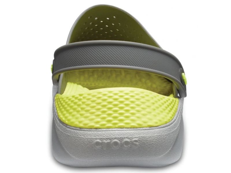 Crocs LiteRide Grey/LightGreen сзади