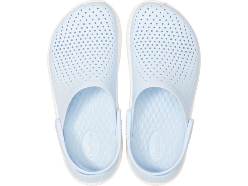 Верх сабо Crocs LiteRide голубые