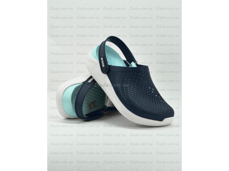 Crocs LiteRide Navy вживую — сбоку