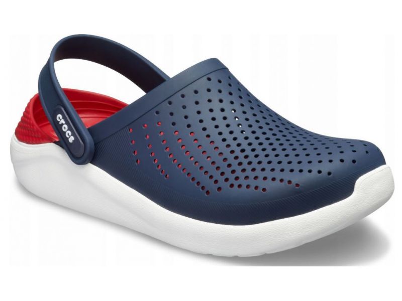 Crocs LiteRide Navy/Pepper — вид спереди