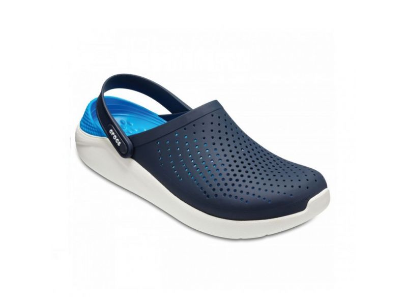 Кроксы Crocs LiteRide Navy/White спереди