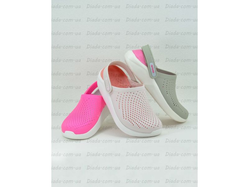 Crocs LiteRide Powder вживую — вид спереди