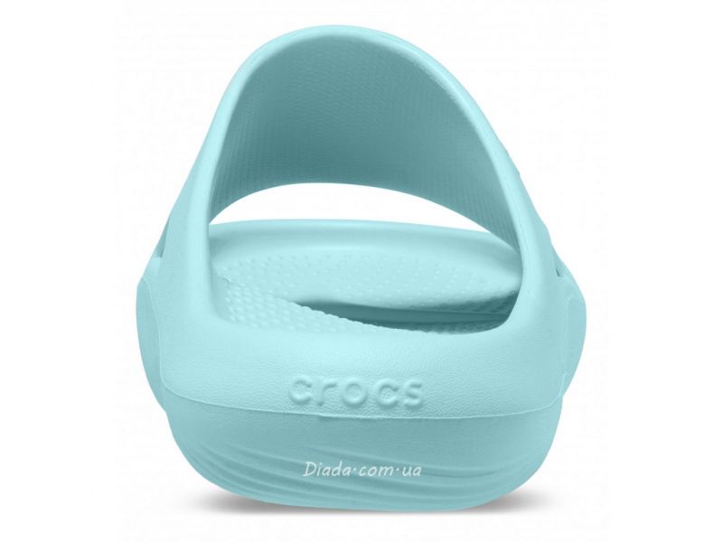 Crocs Mellow Slide Pure Water — шлепанцы унисекс, вид сзади, оригинал