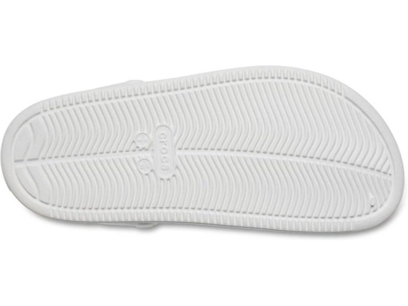 Подошва Crocs Off Court White — фирменный рисунок, оригинал