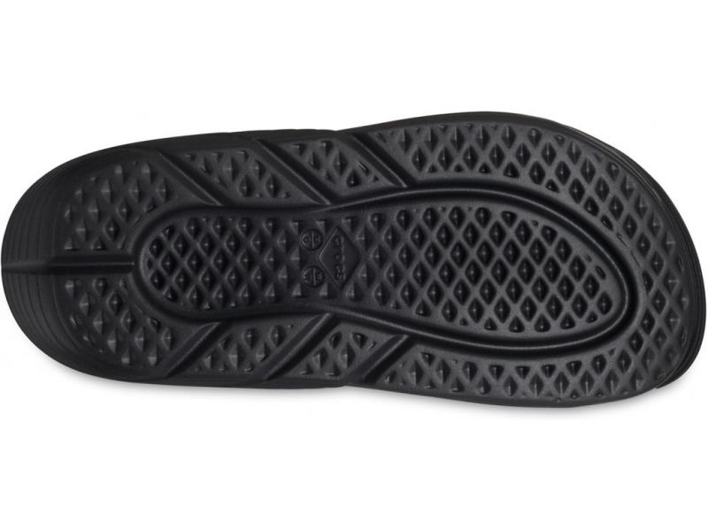 Подошва Crocs Off Grid Black — противоскользящая структура, оригинал