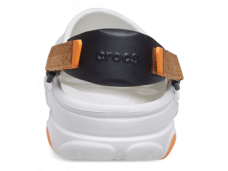 Crocs All-Terrain White/Multi — задняя часть, ремешок для надежной фиксации