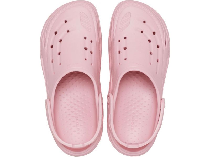 Crocs Off Grid Clog Petal Pink — вид сверху, оригинальные сабо унисекс