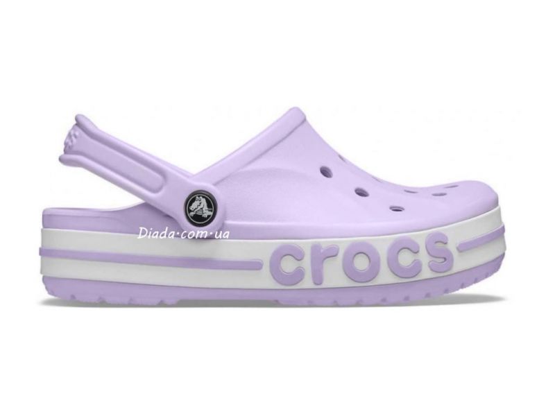 Дитячі крокси Crocs Bayaband світло-фіолетові – вигляд збоку
