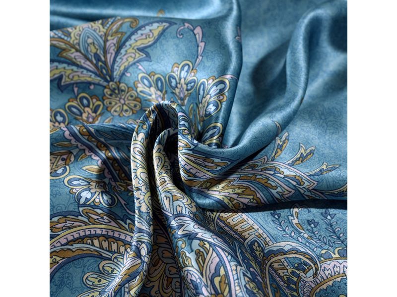 Шелковый комплект постельного белья Узоры Самарканда. 100% натуральный шелк Silk Kiss, фото 7