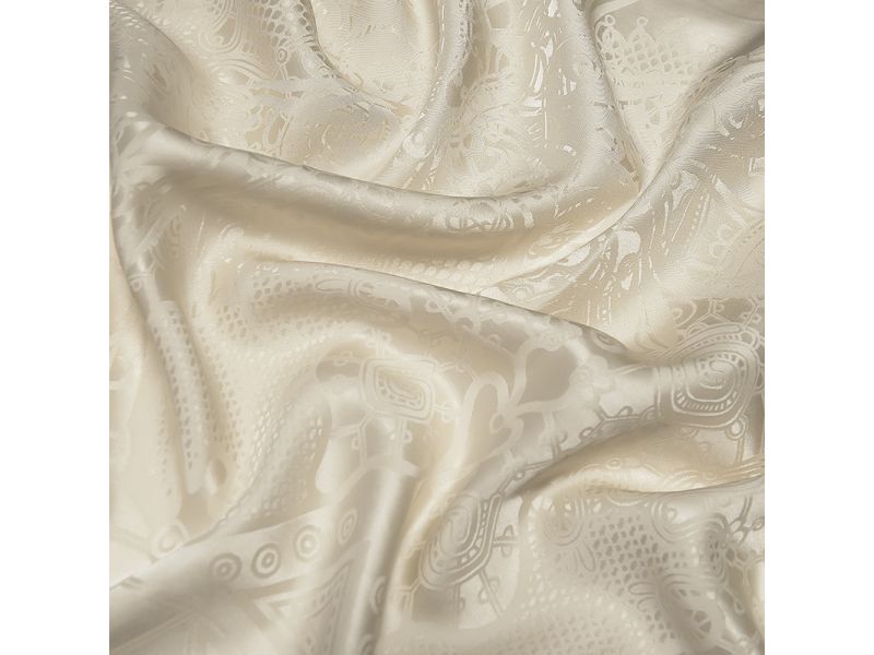 Комплект постельного белья из натурального шелка "Изысканный айвор" 100% натуральный шелк, фото 5